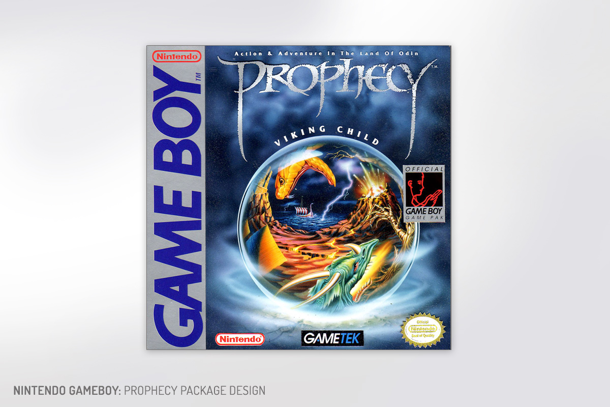 Nintendo Gameboy Prophecy: Package Design