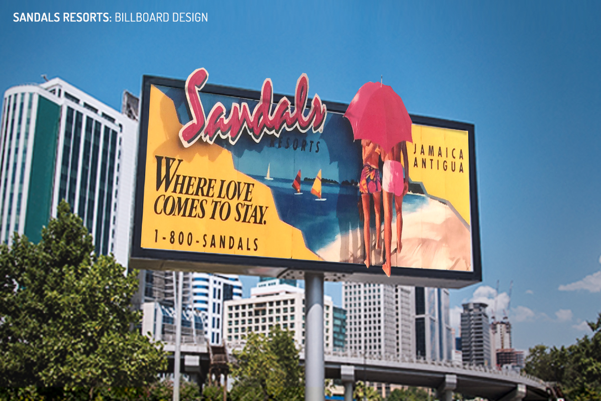 Sandals Resorts: Billboard Design