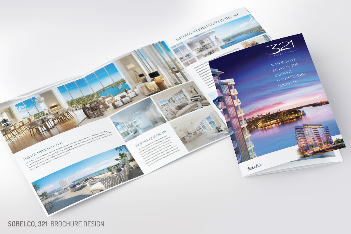 Sobelco, 321 At Water's Edge: Brochure Design