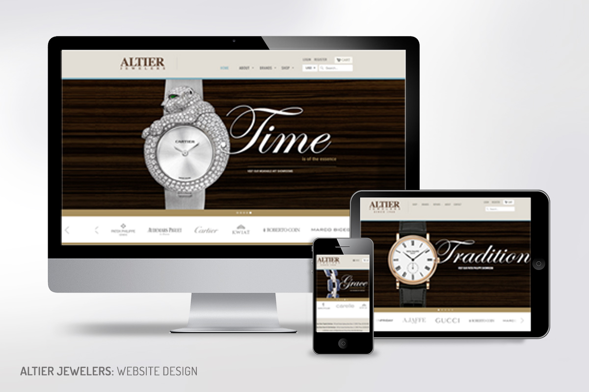 Altier Jewelers: Website Design
