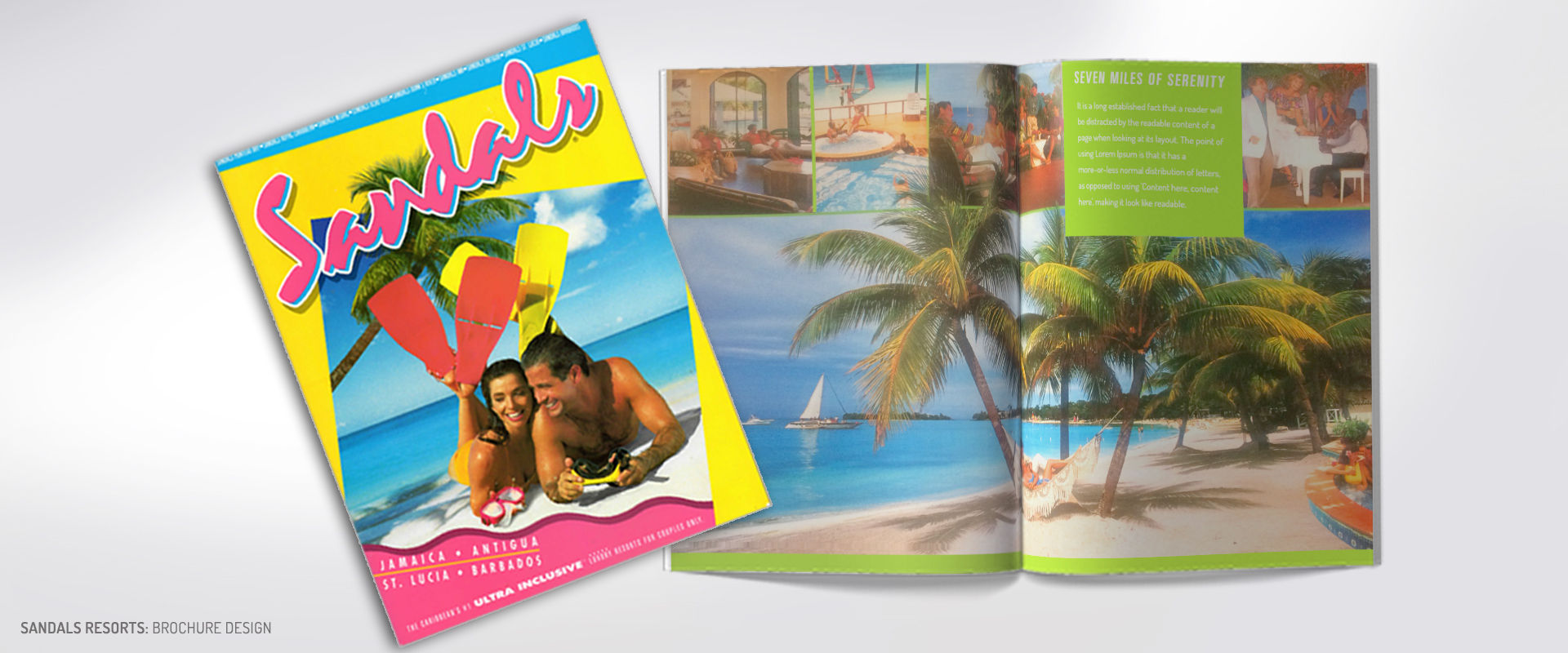 Sandals Resorts: Brochure Design