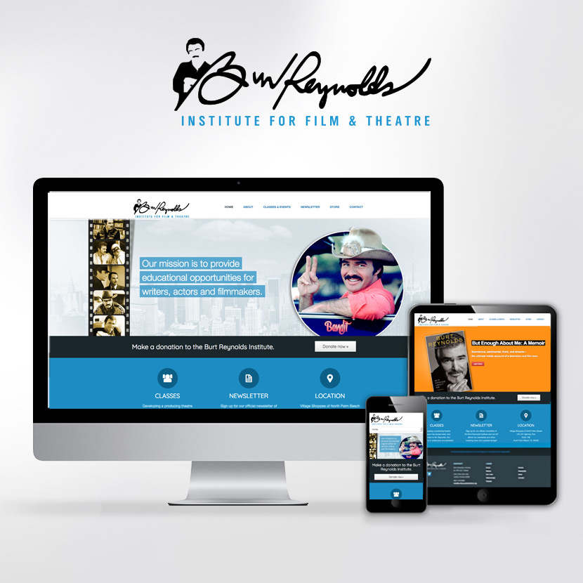 Burt Reynolds Institute Branding | Web