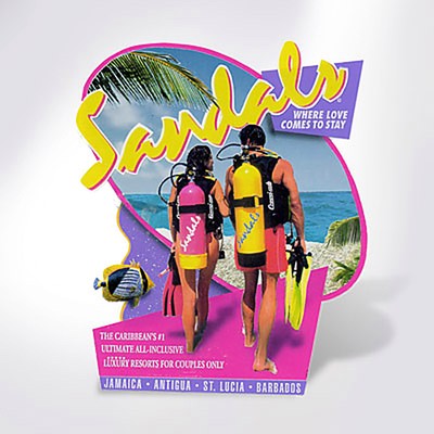 Sandals Resorts Display